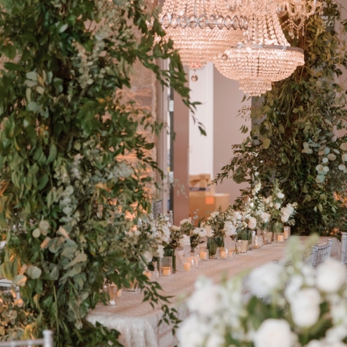Kathy + Craig’s Reception Under The Chandeliers