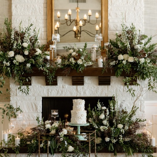 Lily + Andrew’s Velvet Draped Evening